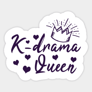 K-Drama Queen Sticker